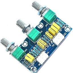 1Pcs XH-M802 Passive Tone Volume Bass Treble Control Board Preamplifier Module-20