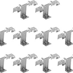 Enakshi (Label) Creations 10Pcs Solar Panel Drainage Clips Sturdy Photovoltaic Panel Water Guide Clamp 33mm|Home Decor|Figurines-25