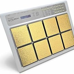 Rhythm Pro Self Adhesive Golden Curly PVC Sheet Waterproof DustProof for Hard Hitting Players Skin Set of 8 pcs Compatible with Roland SPD-20X Octapad-13