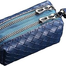 LR Decor E-Shop Small Purse Wallet Car Key Fob Case Versatile for Birthday Gift Street Trips Blue-21