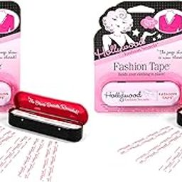 Hollywood Fashion Secrets Medical Quality Double-Stick Fashion Tape, 36 strips, Tin, 2-Packs-image-33