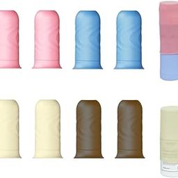 NELSHP Leak Proof Travel Toiletry Bottle Covers, 8 Pack Silicone Toppers, Blue/Black/White/Pink-25