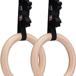 SIGNATRON Gymnastics Rings/Roman Ring with Straps & Buckles for Cross Fitness Functional Training & Home Gym Workouts, Strength Training, Pull Ups and Dips-image-77