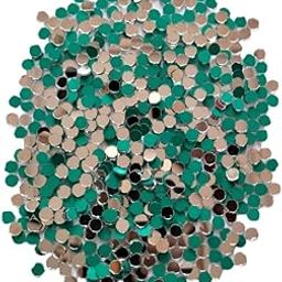 Radhe Fashion Mirror for Art and Craft Work, Lippan, Decoration, Jewellery Work, Craft Desiging Work in Saree, Blouse (Total-400 Pieces) 3 Pcs Button & Storage Box Free (Small Round-6mm)-image-17