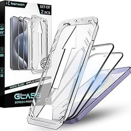 KARWAN® Easy Fit Tempered Glass Screen Protector Guard for Samsung Galaxy S23 Smartphone (With Easy Applicator) | Pack of 2-30