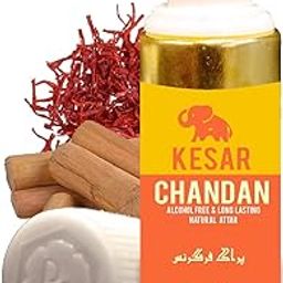 Parag Fragrances Natural Kesar Chandan 25ml Attar Perfume (Alcohol Free and Long Lasting) Kannauj Distilled Attar-48