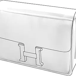 DGAZ Bag Pillow Shaper Insert for Luxury Handbags, Silky Pillow Shaper for Hermes Constance 19/New19/24/New24 Bagsï¼Ë†C19,Whiteï¼â€°-picture-6