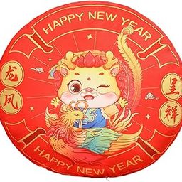 CALANDIS™ Chinese New Year Pillow Dragon Pillow Back Cushion for Living Room Car Decor Style E | Pillows | Home Dacor-image-24
