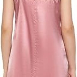 Women Satin Short Length Nightdress-image-23