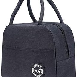 ROUMYKS Lunch Bag Reusable Lunch Bag Tote Bag Insulated Lunch Container Cationic Oxford Fabric Aluminum Foil Lining Thicken-15