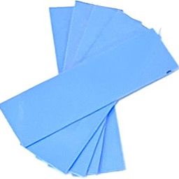 Heatsink Thermal Conductive Silicone Pad Size (20x67x 0.5mm) 6.0 W/(m⋅K) Thermal Conductivity, Soft Safe Simple to Apply for SSD CPU GPU LED IC .Pack of 5-30