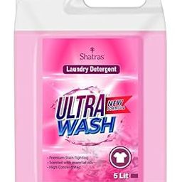 Shatras Ultra Wash Low Foam Laundry Liquid Detergent, For Top & Front Load Washing Machine Fabric Sanitising Germ Guard Daily Wash Laundry Detergent-29