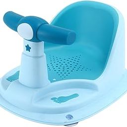 Sevia Baby Bath Tub Seat Stable Backrest Baby Bath Seat Sit up Bathing Newborn Bath Chair for Babies Newborn 6 Month & up Kids, Non-Slip Toddler Bath Seat for Baby & Newborn (Blue)-image-12
