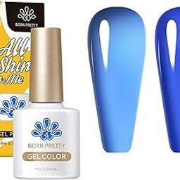 Born Pretty 10ml Translucent Natural Color Gel Polish from BELLE GAGA UV LED Nail Art Manicure Varnish Long Lasting Nail Polish (JN43, 10ml)-image-44