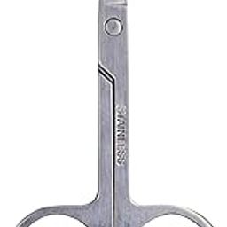 Midazzle Small Cuticle Scissor for moustache and facial hair grooming scissor Stainless Steel-30