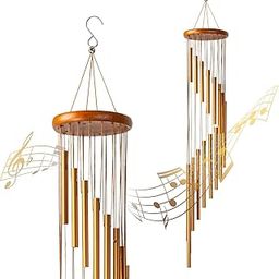 Melgoza Metal Wind Chimes for Balcony, Home, Garden, Hanging Decorative Wind Chimes with 15 Aluminum Tubes, Wind Bell for Soothing Sound, Outdoor Wind Chimes for Decoration & Meditation-image-62