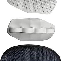 ATORSE 1 Pair Weight Lift Grips Gym Grips for Bodybuilding Dumbbell Gym Training Gray-image-28