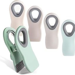 Magnetic Chip Bag Clips - Kitchen Food Storage Clips With Airtight Seal, Reusable Snack Clips for Bags (Multicolor, 4 Pcs)-image-5