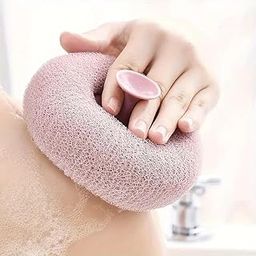 BLACK PANDA Store Body Scrubber for Bathing, Loofah for Bathing, Body Wash Scrubber, Sponge Scrub for Body, Body Cleaning Scrubber, Bathing Loofah for Women (Pack of 2) Multicolor-image-19