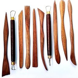 ARTISTERY Artists' Clay Modelling Tools (Set of 10); Craft Modelling & Sculpting Tools for Pottery, Sculptures, Polymer, Paper & Mache - 10 pcs-8