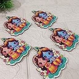 Sellpluscrafts Little Krishna Radha MDF | Art & Decoration | MDF Craft Cutout – DIY Decor | MDF Wooden Craft Board (RadhaKrishna)-image-88