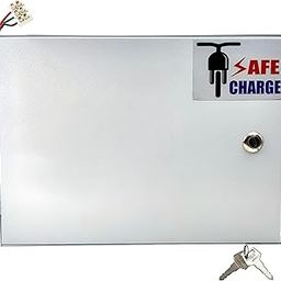 Suitable For Ola & Ather 450x & 450 Plus Electric Scooter Vehicle Charger SAFETY Box with Lock/Ev Charging Terminal With 15 Amp MCB Circuit Breake)-14