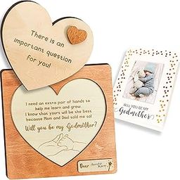 97 Decor Will You Be My Godmother Proposal Gift - Godmother Gifts from Godchild, Gifts for Godmother, Fairy Godmother Card, God Mom Proposal Puzzle Asking Card for Baptism-image-14