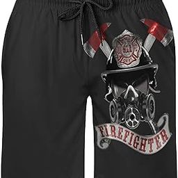 Firefighter First in Last Out Men's Summer Quick Dry Swim Trunks Casual Board Shorts Beachwear for Boys Men-image-23