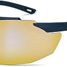 Cricket Sunglasses|Rectangular Blue Billion Collection|Matte Blue Yellow Half Rim|100% Uv Protected|For Men & Women|Large (138 Mm And Above)|Lkb S16582-picture-22