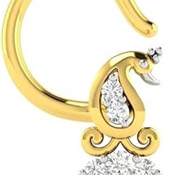 14KT Rose Gold Nose Ring for Women-image-70