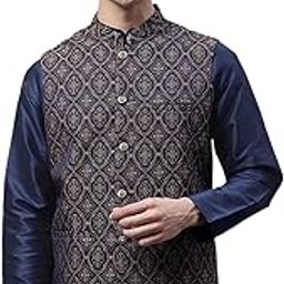 jompers Men's Woven Design Waistcoat-picture-3