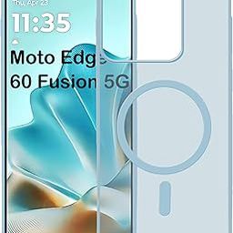amazon basics Luxury Paper Thin Case Cover for Moto Edge 60 Fusion 5G | Matte Finish | Compatible with magsafe | (Blue, Moto Edge 60 Fusion 5G)-image-53
