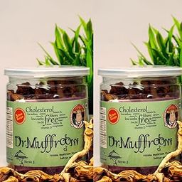 Dr.Muffroom Dried Oyster Mushrooms || Cholesterol Free || Heart-Healthy || Versitile Culinary Delight || Umami Blast || 100% Natural Organically Dried Mushrooms || 60 Grams Pack of 2-image-11