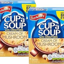 Batchelor's Cup A Soup with Croutons 4 Sachets - Cream of Mushroom - 2 Pack, 2 x 99 g-image-2