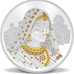 Precious Moments BIS Hallmarked Silver Coin Queen 999 Pure available in 10,20,50,100 gram.-image-13