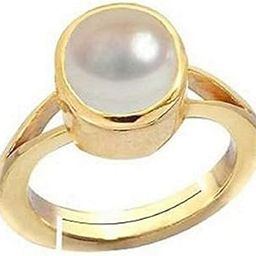 South Sea Pearl 12.25 Ratti 11.00 Carat Natural Pearl Gemstone Original Certified Moti Adjustable Astrological panchhdhaatu/Ashtadhatu Gold Ring for Men and Women-image-23