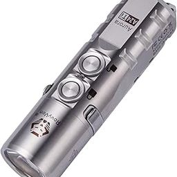 RovyVon Aurora A24 G2 Titanium LED Flashlight,1000 Lumen Pocket Flashlight with Lockout Mode,Rechargeable EDC Flahlight,7 Modes,Water Resistant for Everyday Carry, Hiking, Camping-13