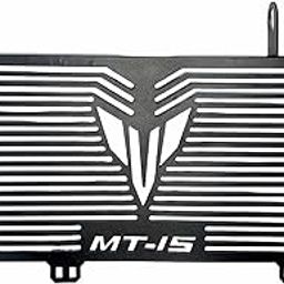 Vagary Stainless Steel Motorcycle Radiator Guard Protector Grill for MT15 (Black)-26