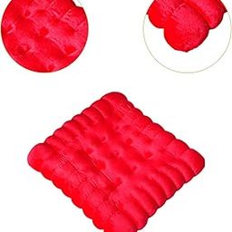 ARTISOUL® Square Biscuit Shape Cushion Soft Floor Cushion for Office Meditation Tatami Red | Yard, Garden & Outdoor Living | Patio & Garden Furniture | Cushions & Pads-image-43