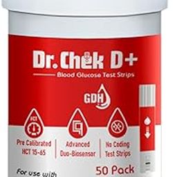 Dr. Chek D+ Blood Glucose Strips - 50 Pack-image-46