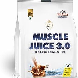 MJ Muscle Juice 3.0 Muscle Building Gainer, Chocolate Ice Cream Flavour, 5kg, 1718 Calories With CGT blend-image-33