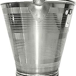 RS Enterprises Stainless Steel Bucket 15L | Leak-Proof Silver Balti for Water Storage | Multipurpose Use for Bathroom, Kitchen & Household | Heavy Duty, Rust-Resistant | 15 Liter Capacity-image-36