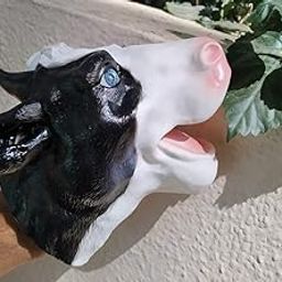 Birthday Popper Cow Hand Puppet for Kids & Adults | Soft Rubber Realistic Role Play Toy for All Ages-image-20