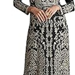 Women's Black Chinon Stitched Top with Chinon Dupatta Full Sleeve Embroidered Straight Kurta (ME-1212)-image-39