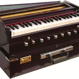 Salablez® Portable Folding 3.5 Octave 9 Stopper Harmonium With Coupler Folding Portable Sound Long Sustain Orignal Indian Music Art Instrument Classical Sound System Hard Key Sound With Free Bag-2