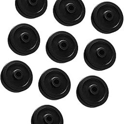 CALANDIS™ 10 Pieces Nylon Mobility Wheels Kit Replacement For Ellipticals Multipurpose 53X21Mm | Home Gym Attachments | Strength Training | Fitness Running & Yoga-image-66