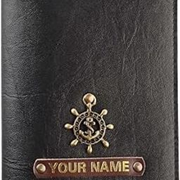 Customized Couple Passport Cover Set for Passport, Cards & Cash | Passport Cover for Men & Women | Travel Organizer with Name & Charm | Unique Gifts for Men & Women (Black)-image-59