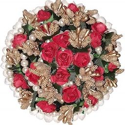 Aabhaas Design Hair Bun Juda Maker, Flower Gajra Hair Accessory for Women/Flower Gajra Juda Hair Bun Styling Accessories-image-55