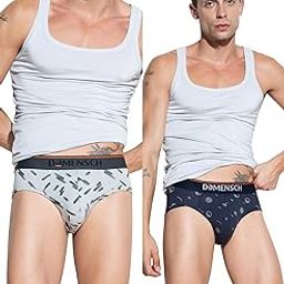 Men's Cotton Regular All Over Print Briefs-picture-42