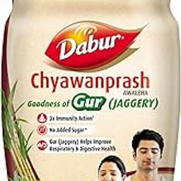 Dabur Chyawanprash Awaleha - 900g | With Goodness of Gur (Jaggery)| 3X Immunity Action | No added Sugar | Helps Improve Digestive & Respiratory Health | With Goodness of 40+ Ayurvedic Herbs-10